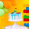 Picture of Vela Tarta 8 Lego Bloque 11cm