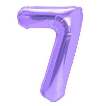 Imagen de Globo Número 7 Violeta Gigante (90cm)