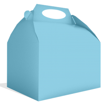 Imagen de Caja Azul Claro cartón
