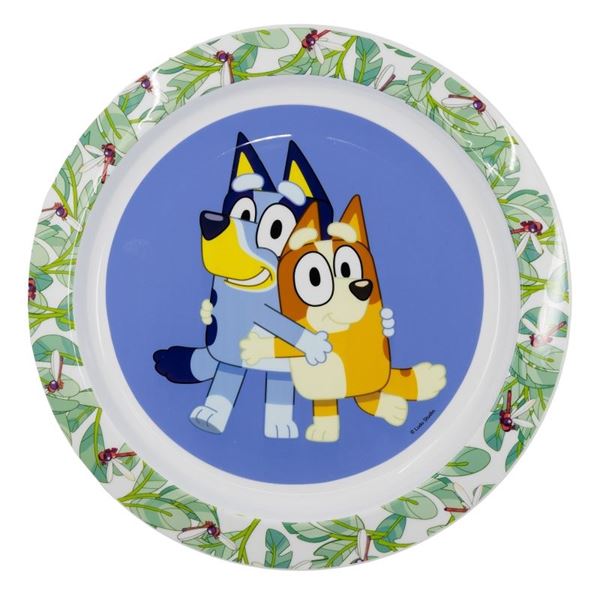 Picture of Plato Bluey Plástico Duro Reutilizable 21cm (1 unidad)