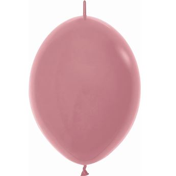 Imagen de Globos Rosa Palo Fashion Sólido 15cm Cadena Sempertex LOL6-010 (50)