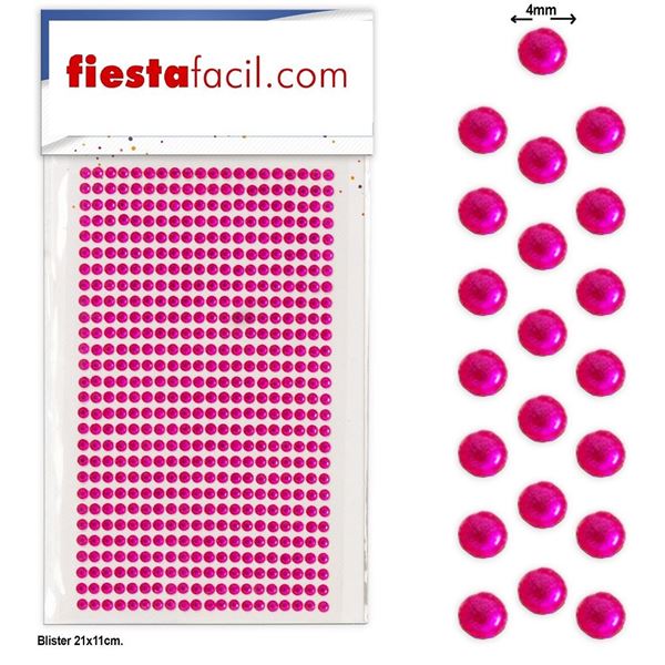 Imagen de Diamantes Adhesivos Fucsia (560)