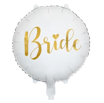 Imagen de Globo Blanco Bride Foil Despedida (45cm)