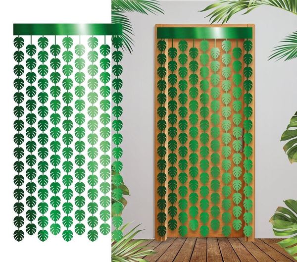 Imagen de Cortina Hojas Tropicales (200x100cm)