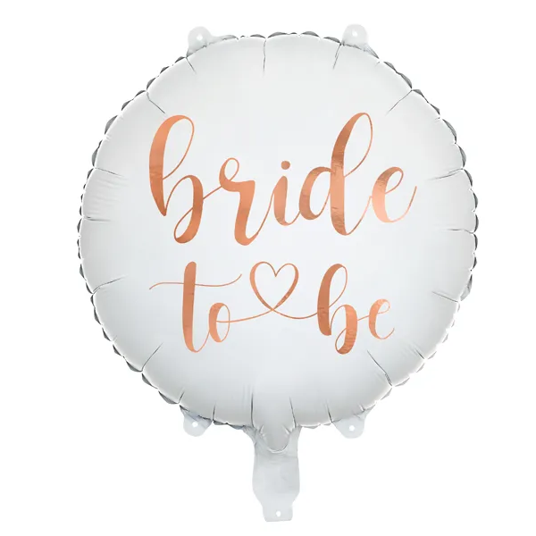 Imagen de Globo Blanco Bride to Be Foil Despedida (35cm)