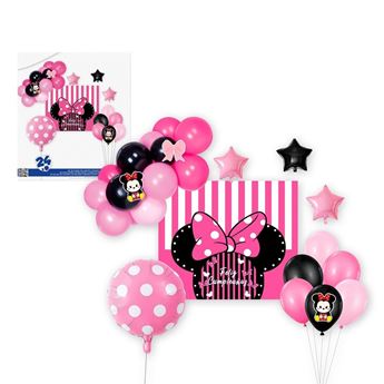 Imagen de Set Decoración Cumpleaños Ratoncita (24 globos)