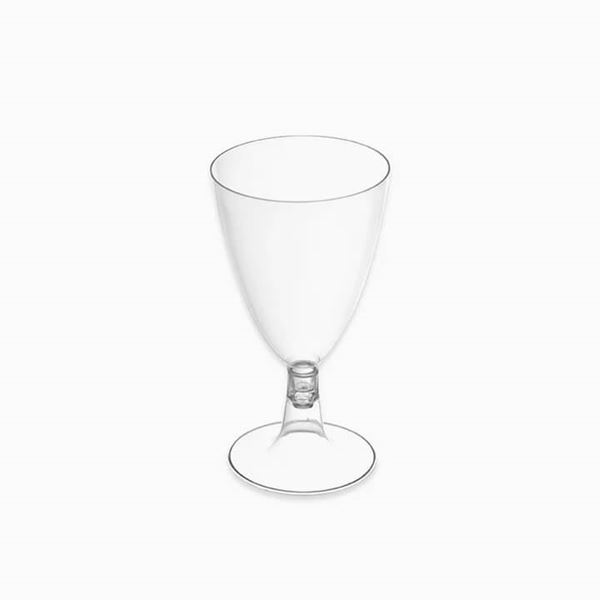 Picture of Copas de Agua o Vino Transparentes Plástico Reutilizable 220cc (3 unidades)