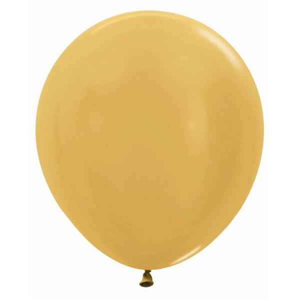 Picture of Globos Dorados Metal 45cm Sempertex R18-570  (15)