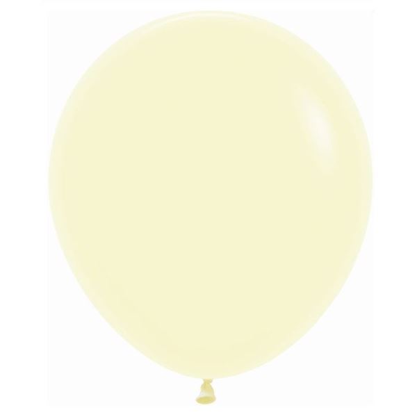 Imagens de Globos Amarillo Pastel 45cm Sempertex R18-620-15 (15)
