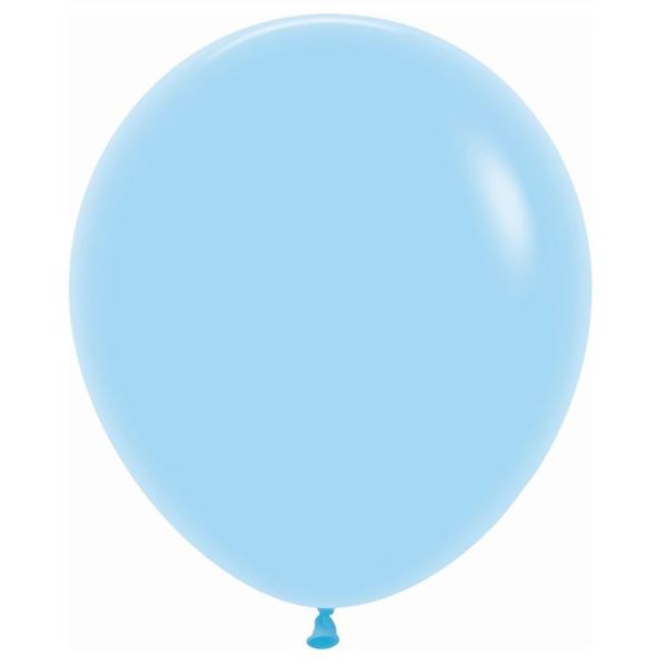Imagen de Globos Azul Pastel 45cm Sempertex R18-640 (15)