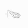 Imagen de Cucharas Catering Lágrima Transparente Reutilizable Finger Food 10,1 x 5cm (50 unidades)