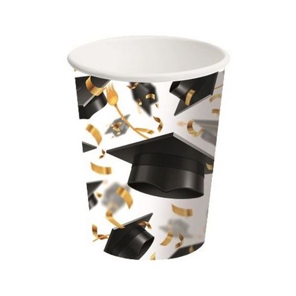Picture of Vasos Graduación cartón 250ml (8 unidades)