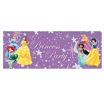 Imagen de Banner Princesas Disney Grande (130 x 65 cm)