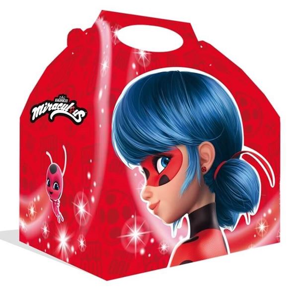 Imagens de Caja Ladybug cartón 16x10x16cm (1 unidad)