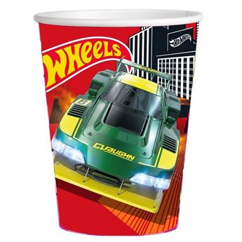 Imagen de Vasos Hot Wheels cartón (8 unidades)