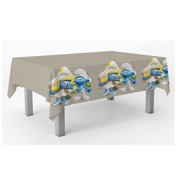 Imagens de Mantel de los Pitufos plástico (120cm x 180cm)