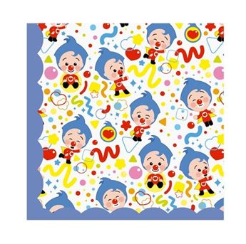Imagen de Servilletas Payaso Plim Plim papel 33cm (20 unidades)
