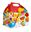 Picture of Caja Payaso Plim Plim cartón 16x10x16cm (1 unidad)