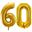 Picture of Globo Número 60 Dorado Gigante (86cm)