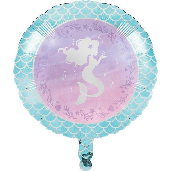 Picture of Globo Sirena Mágica Foil (45cm)