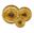 Picture of Rosetones Dorados Decorativos (3 unidades)