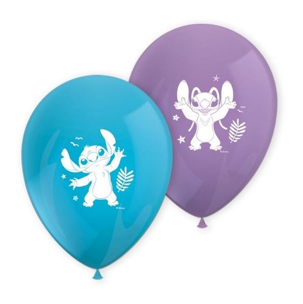 Picture of Globos Stitch Disney Látex (8 unidades)
