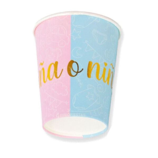 Picture of Vasos Baby Shower Niño o Niña cartón (10 unidades)