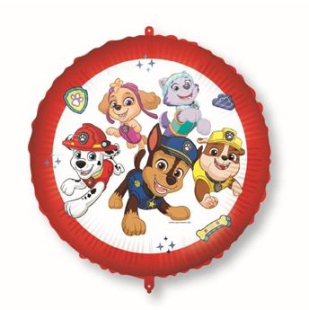 Imagen de Globo Patrulla Canina con Cinta y Peso (45cm)