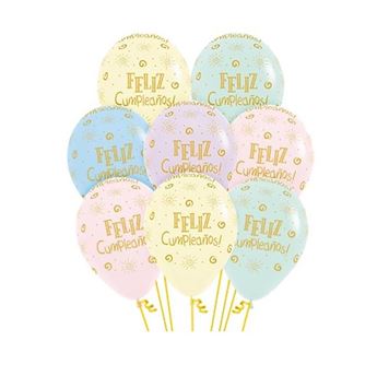 Imagen de Globos Feliz Cumpleaños Pastel (12)