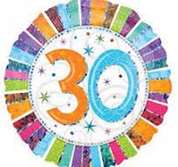 Picture of Globo 30 Años Radiante (45cm)