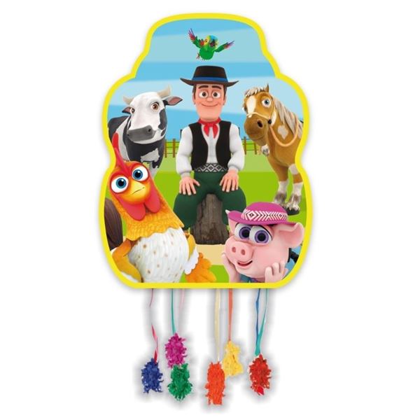 Imagen de Piñata La Granja de Zenón Cartón 46cm x 33cm