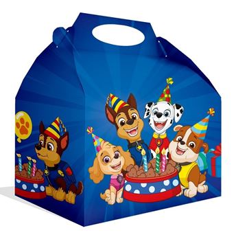 Imagen de Caja Patrulla Canina Azul cartón 16x10x16cm (1 unidad)