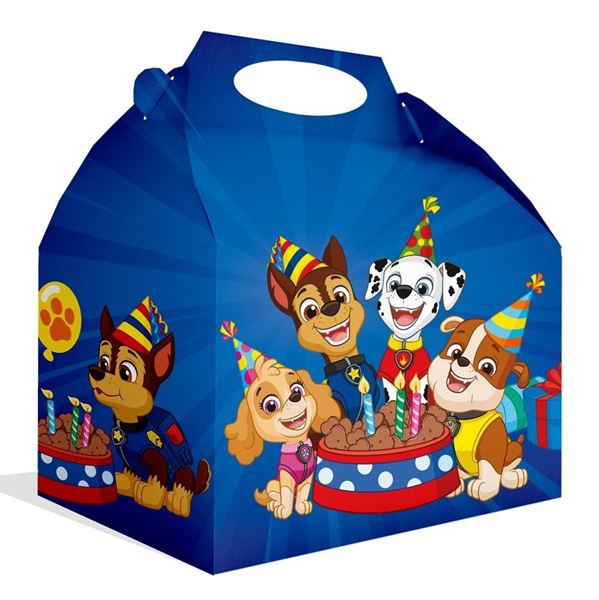 Picture of Caja Patrulla Canina Azul cartón 16x10x16cm (1 unidad)