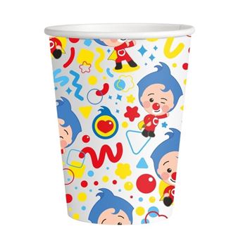 Imagen de Vasos Payaso Plim Plim cartón (8 unidades)