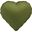 Imagens de Globo Corazón Verde Oliva Mate (45cm)