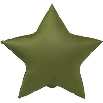 Picture of Globo Estrella Verde Oliva Mate (45cm)