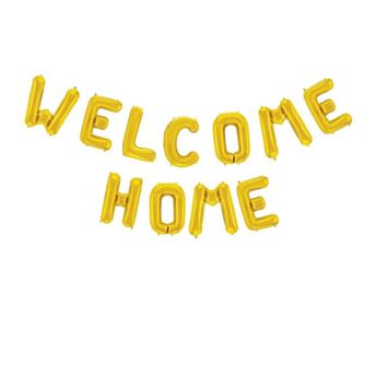 Imagen de Globos Welcome Home Dorado Foil