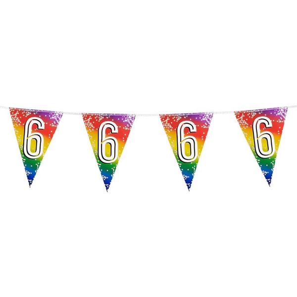 Imagen de Banderín 6 Años Multicolor (6m)
