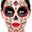 Imagen de Maquillaje Glitter Adhesivo Catrina Halloween Pintacaras 