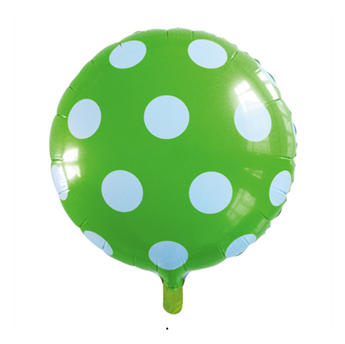 Imagen de Globo Lunares Verde Foil (45cm)