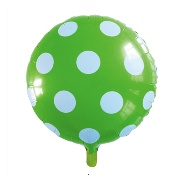 Imagen de Globo Lunares Verde Foil (45cm)