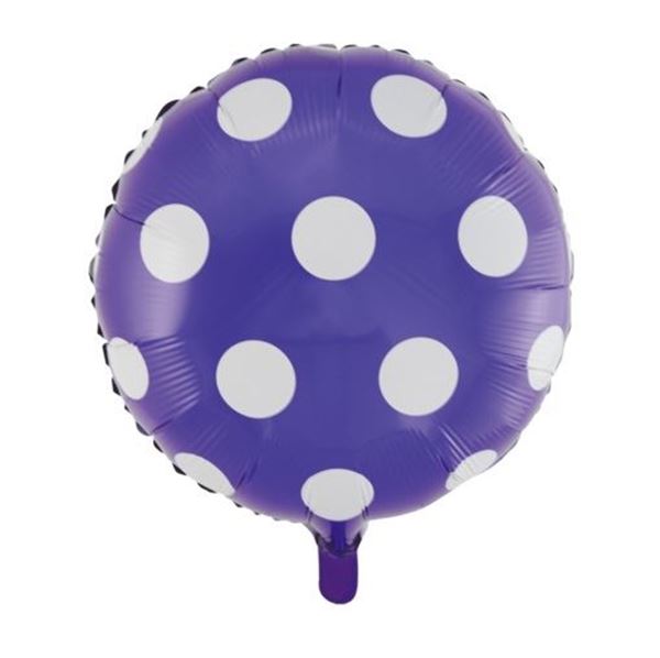 Imagens de Globo Lunares Morado Foil (45cm)