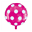 Picture of Globo Lunares Fucsia Foil (45cm)