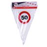 Picture of Banderín de 50 Años Señal de Tráfico plástico (5m)