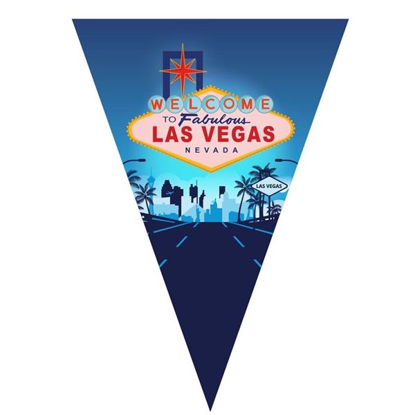 Imagens de Banderín Fiesta Welcome Las Vegas plástico (5m)