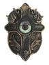 Imagen de Decoración Timbre Ojo Embrujado Halloween, Luz, Sonido y Movimiento (14 x 5 x 20 cm)