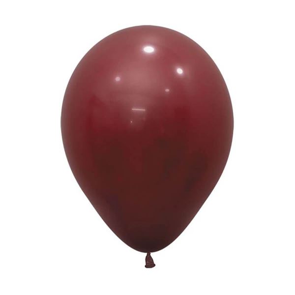 Imagens de Globos Merlot Vinotinto Fashion Sólido 30cm Sempertex R12-018 (50)