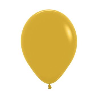 Imagen de Globos Mostaza Fashion Sólido 30cm Sempertex R12-023 (50)