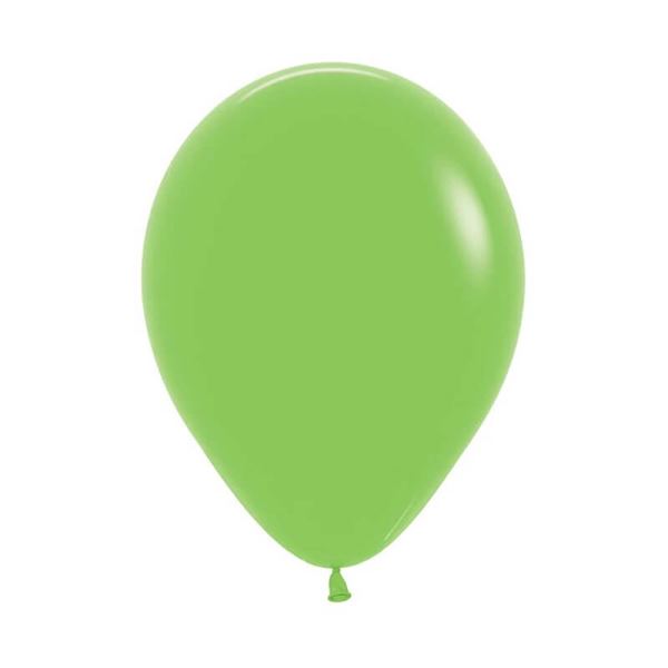 Imagen de Globos Verde Lima Fashion Sólido 30cm Sempertex R12-031 (50)