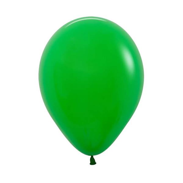 Imagen de Globos Verdes Trébol Fashion Sólido 13cm Sempertex R5-029 (100)